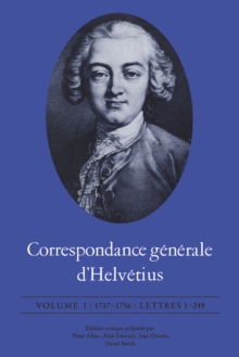 Image for Correspondance generale d'Helvetius