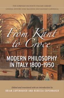 Image for From Kant to Croce