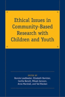 Image for Ethical Issues in Community-Based Research with Children and Youth