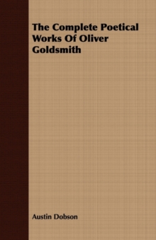 Image for The Complete Poetical Works Of Oliver Goldsmith