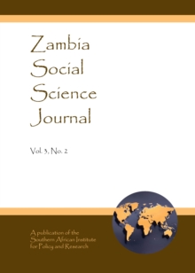 Image for Zambia Social Science Journal Vol. 3, No. 2