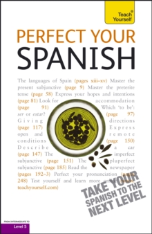 Image for Perfect Your Spanish 2E: Teach Yourself