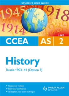 Image for CCEA AS historyUnit 2,: Russia 1903-41 (Option 5)