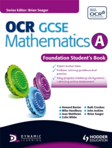 Image for OCR GCSE mathematics AFoundation student's book