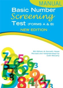 Image for Basic number screening test (forms A & B) for ages 6 to 12: Manual