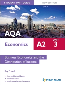 Image for AQA A2 economics student unit guideUnit 3,: Business economics and the distribution of income