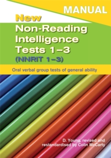 Image for New non-reading intelligence tests 1-3 (NNRIT 1-3)  : oral verbal group tests of general ability: Manual