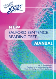 Image for New Salford Sentence Reading Test: Manual