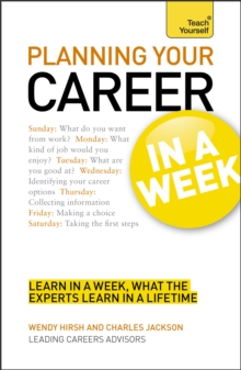 Image for Planning your career in a week