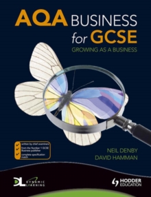 Image for AQA business for GCSE.: (Growing as a business)