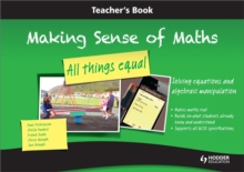 Image for Making Sense of Maths: All Things Equal - Teacher Book