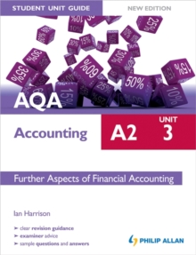 Image for AQA A2 accountingUnit 3,: Further aspects of financial accounting