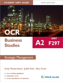 Image for OCR A2 business studiesUnit F297,: Strategic management