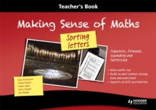 Image for Making Sense of Maths: Sorting Letters - Teacher Book