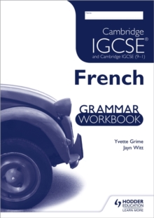 Image for Cambridge IGCSE and international certificate French foreign language grammar workbook