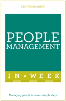 Image for Successful people management in a week