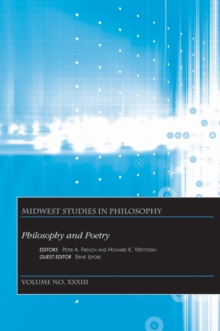 Image for Philosophy and Poetry, Volume XXXIII