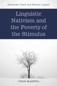 Image for Linguistic Nativism and the Poverty of the Stimulus