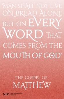 Image for NIV Gospel of Matthew