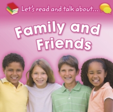 Image for Lets read and talk about-- family and friends