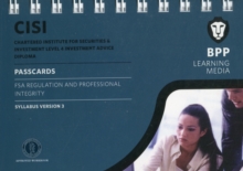 Image for CISI FSA Regulation & Professional Integrity Passcards Version 3