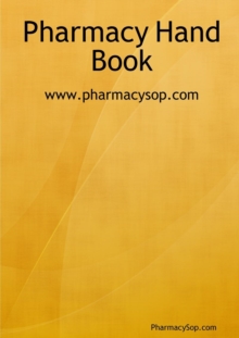 Image for Pharmacy Hand Book