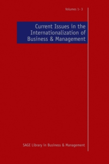 Image for Current Issues in the Internationalization of Business & Management
