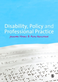 Image for Disability, policy and professional practice