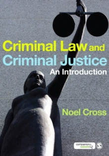 Image for Criminal law & criminal justice: an introduction