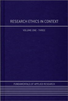 Image for Research Ethics in Context