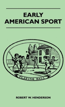 Image for Early American Sport