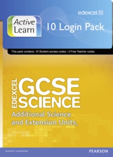 Image for Edexcel GCSE Science: ActiveLearn 10 User : Science, Additional Science and Extension Units