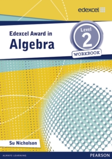 Image for Edexcel Award in Algebra Level 2 Workbook