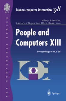 Image for People and Computers XIII: Proceedings of HCI '98