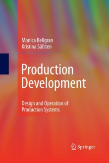 Image for Production Development : Design and Operation of Production Systems