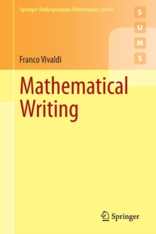 Image for Mathematical Writing