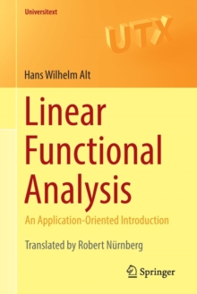 Image for Linear functional analysis  : an application-oriented introduction