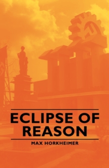 Image for Eclipse Of Reason