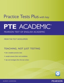 Image for Pearson Test of English Academic Practice Tests Plus with Key for Pack