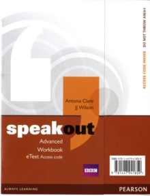Image for Speakout Advanced Workbook eText Access Card