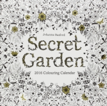 Image for Secret Garden 2016 Wall Calendar : An Inky Treasure Hunt and 2016 Coloring Calendar