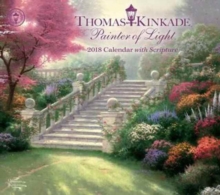Image for Thomas Kinkade Painter of Light with Scripture 2018 Deluxe Wall Calendar