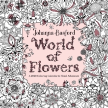 Image for Johanna Basford - World of Flowers 2020 Colouring Square Wall Calendar
