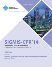 Image for Sigmis CPR 14 2014 Computers and People Research Conference