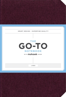 Go-To Notebook with Mohawk Paper, Mulberry Wine Lined