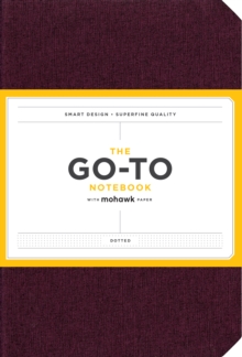 Go-To Notebook with Mohawk Paper, Mulberry Wine Dotted