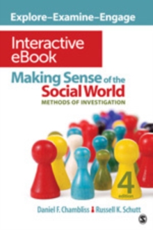 Image for Making Sense of the Social World Interactive eBook