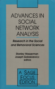 Image for Advances in social network analysis: research in the social and behavioral sciences