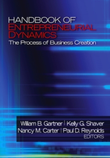 Image for Handbook of entrepreneurial dynamics: the process of business creation