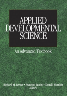Image for Applied developmental science: an advanced textbook